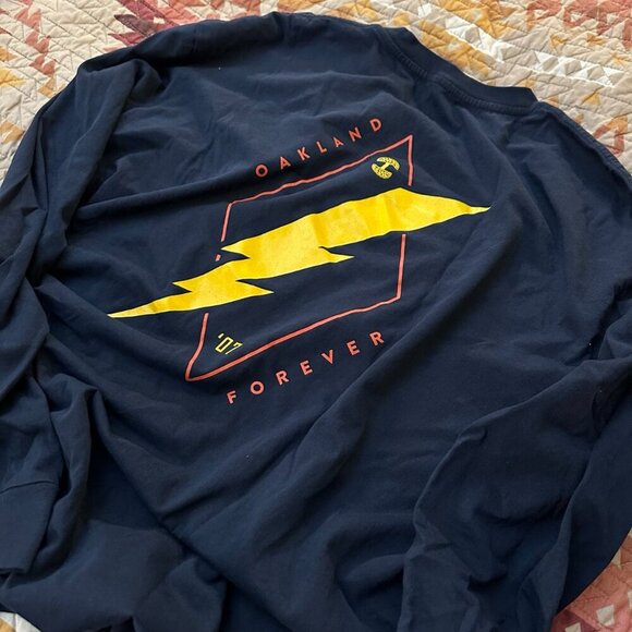 *B2G1F* Oaklandish "Oakland Forever" L/S Tee Navy - Picture 3 of 5